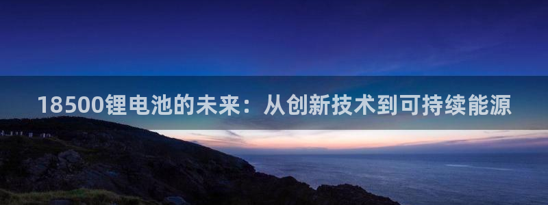 okpay钱包是什么东西,正规吗：18500锂电池的未来：从创新技术到可持续能源